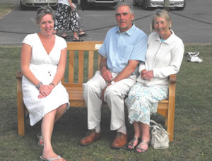 Sarah Scott, Peter Wiseman, Judy Saunders. Picture by Tim Scott