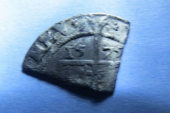 ClippedquarterElizabethanshilling