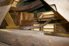 No3 Bell Showing clapper, slider and edge of wheel