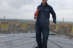 Terry Sawyers, the working foreman from Bakers of Danbury, the contractors