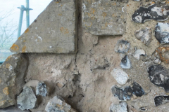 More extensive repair work is required in several places. New louvres are needed in the windows; louvres help to keep the wind and rain out where there is no glass