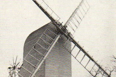 The Windmill seen from the Barley-Great Chishill Road in 1976